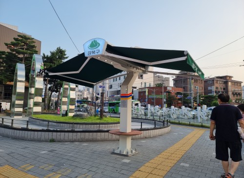 스마트 그늘막 : 성북구청 시공사례