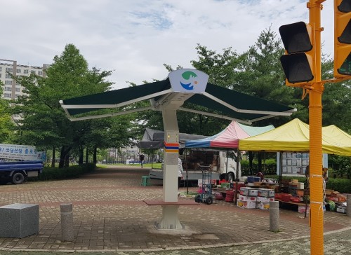 스마트 그늘막 : 울산 북구청 시공사례